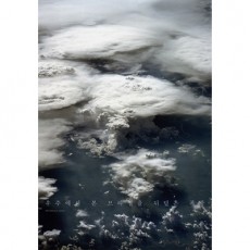 우주에서 본 지구포스터(브라질을 뒤덮은 폭풍)