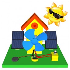 뉴 태양전지 종합 실험 키트(태양광 주택 원리)