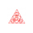 시에르핀스키 피라미드정삼각2단계